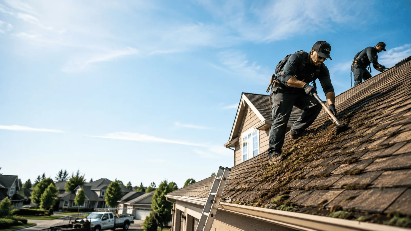 Roof Moss Removal in Maple Hill, KS near me